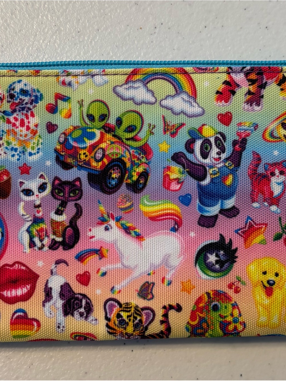 Lisa Frank Loungefly zipper pouch new without tag - Multicolor